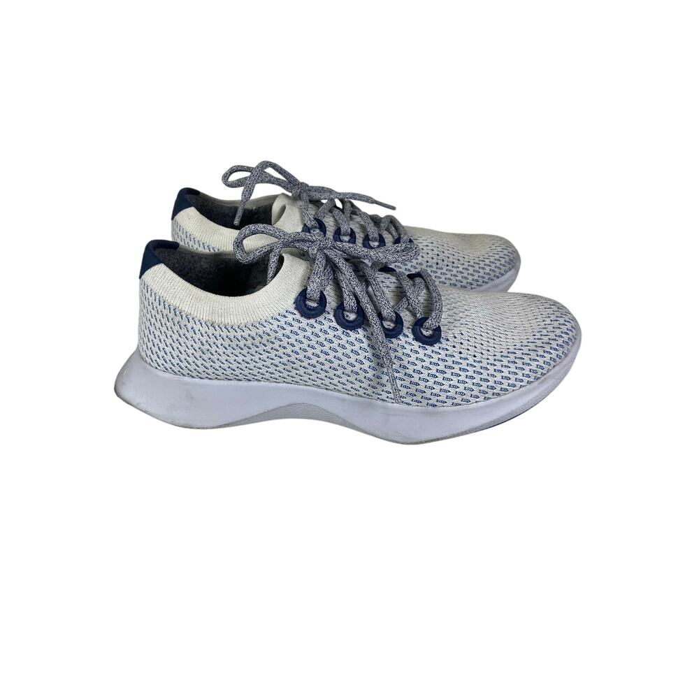 Allbirds Tree Dasher White Blue Men's Size 8